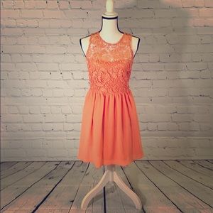 Coral Mustard Seed Dress